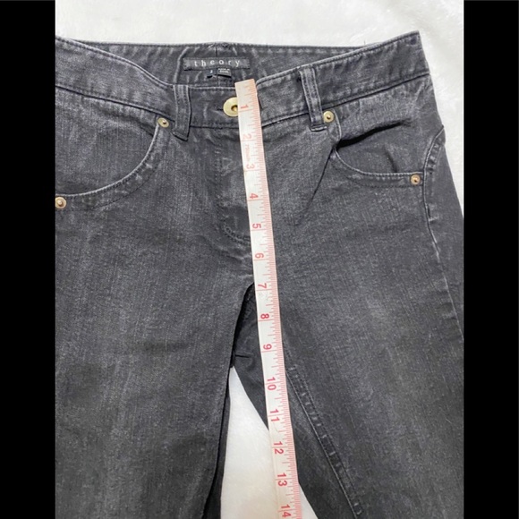 Theory Ankle Zip Up Skinny Jeans - Picture 4 of 8